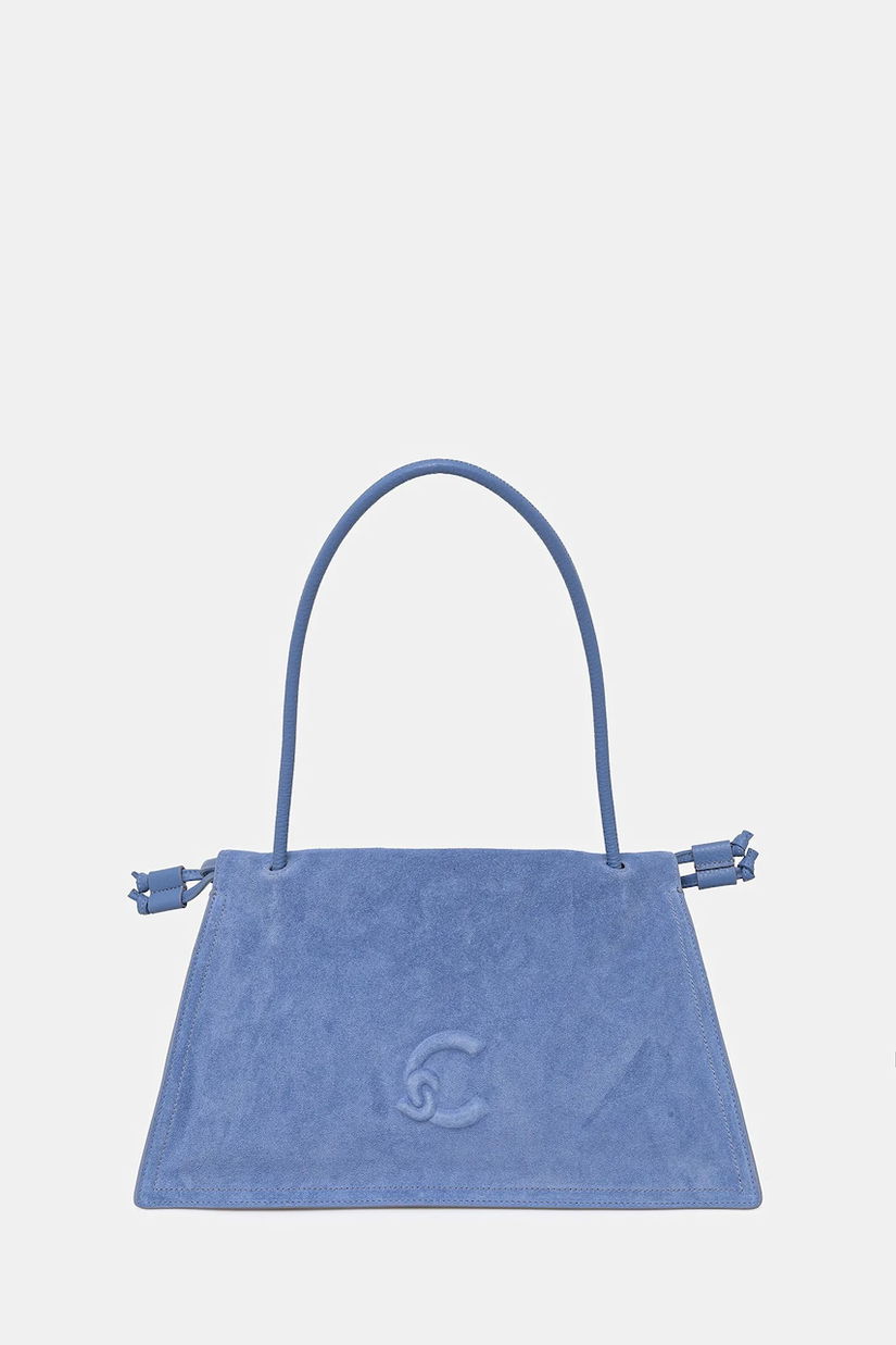 Coccinelle geantă de mână din piele întoarsă COCCINELLEDULSE SUEDE culoarea violet, SS6 13 01 01