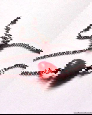 bratara cu howlite rosu 48531