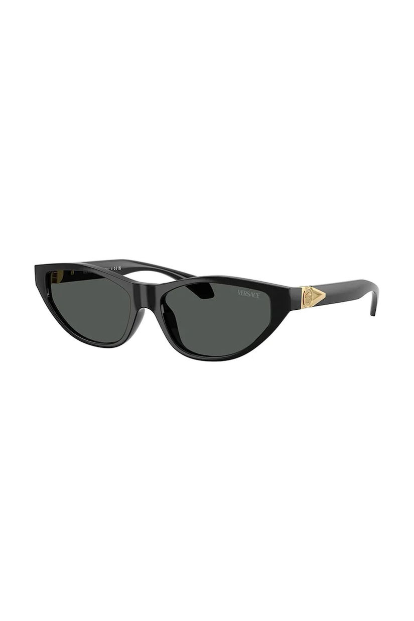 Versace ochelari de soare femei, culoarea negru, 0VE4491U