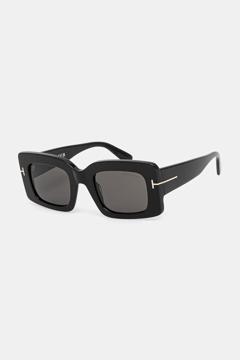 Tom Ford ochelari de soare Brigitta femei, culoarea negru, FT1188_5001A
