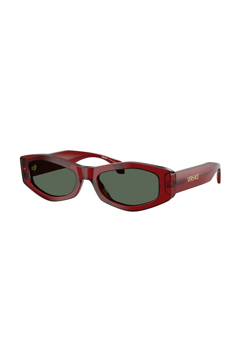 Versace ochelari de soare femei, culoarea bordo, 0VE4487