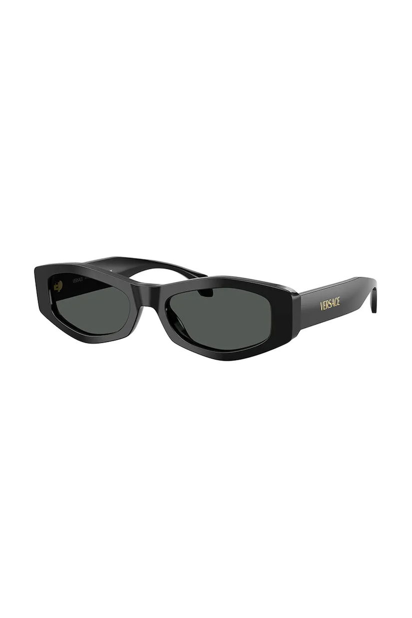 Versace ochelari de soare femei, culoarea negru, 0VE4487