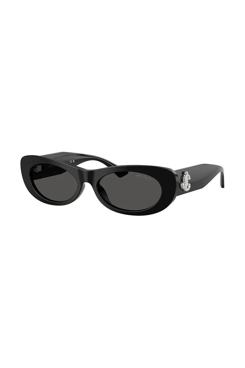 Jimmy Choo ochelari de soare femei, culoarea negru, 0JC5038BU