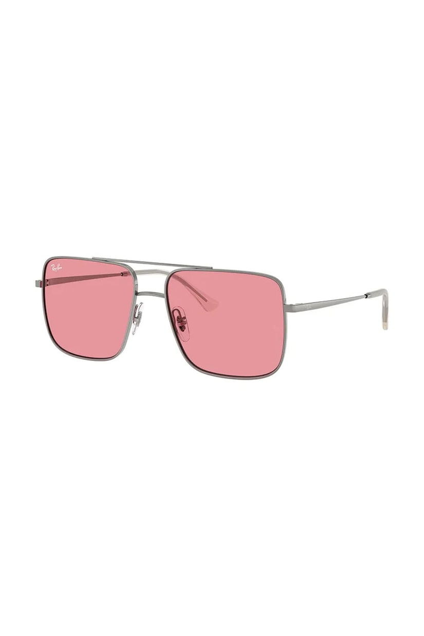 Ray-Ban ochelari de soare culoarea gri, 0RB3758