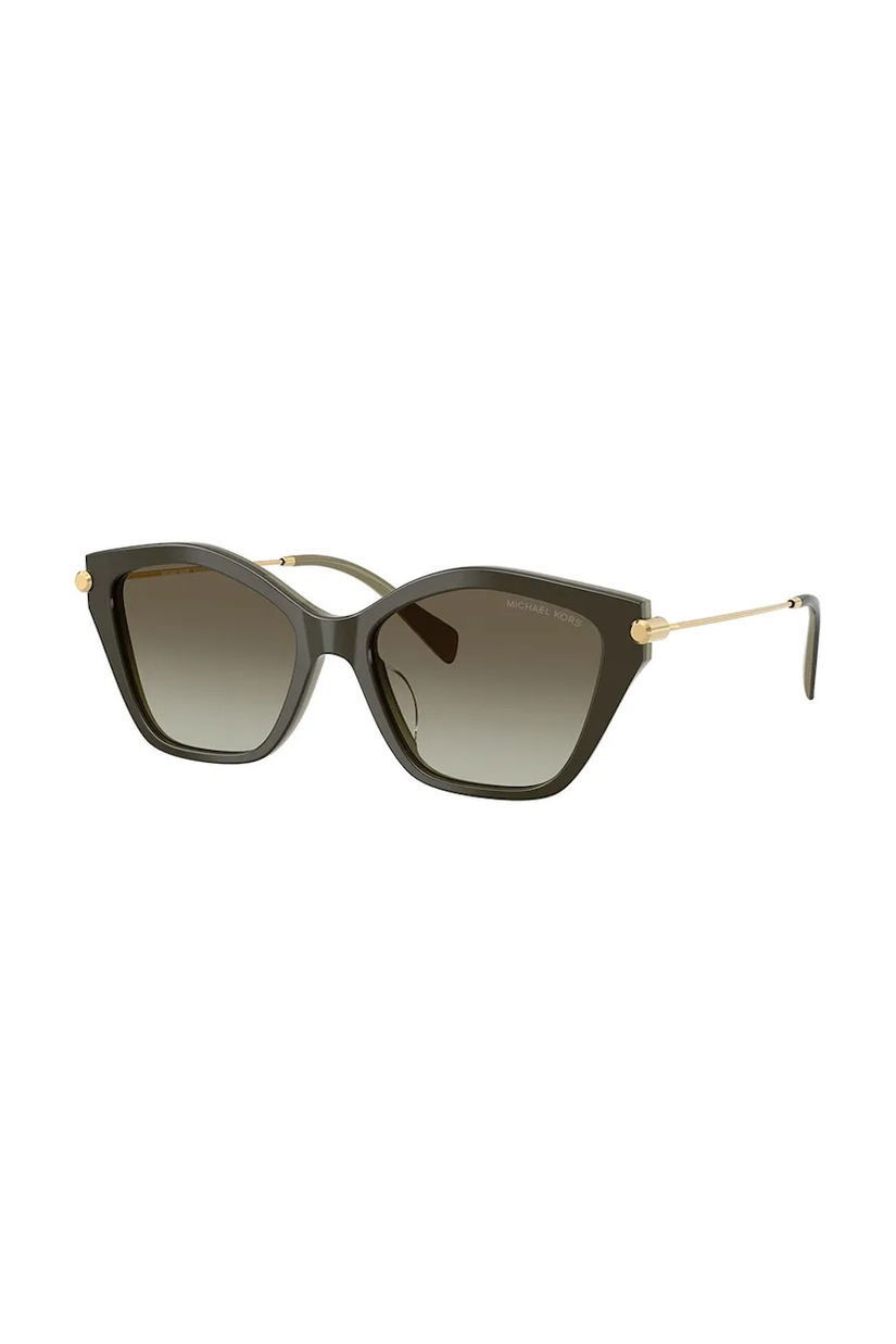 Michael Kors ochelari de soare femei, culoarea verde, 0MK2246U
