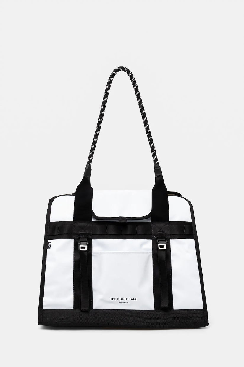 The North Face geantă Base Camp Tote culoarea alb, NF0A8C02LA91