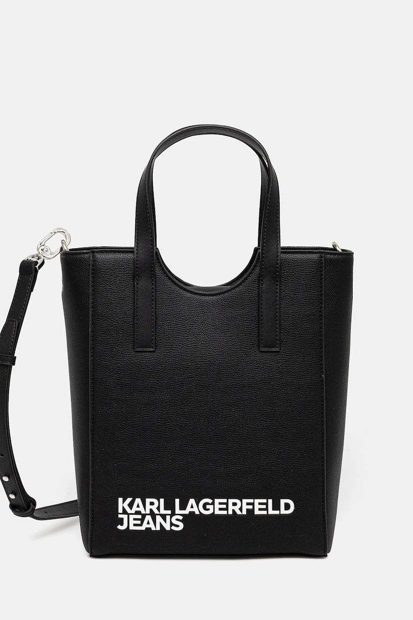 Karl Lagerfeld Jeans geantă culoarea negru, A2W30146