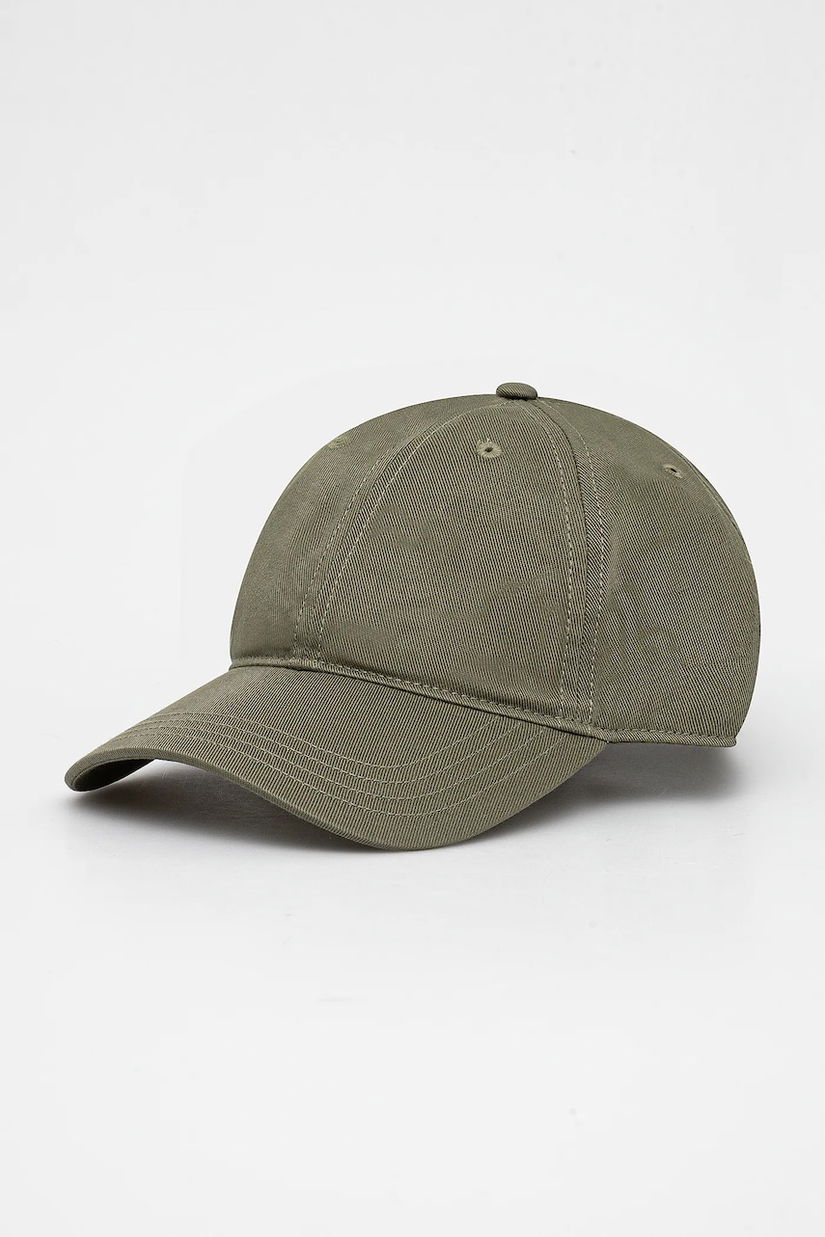 Lacoste șapcă de baseball din bumbac culoarea verde, neted, RK0440