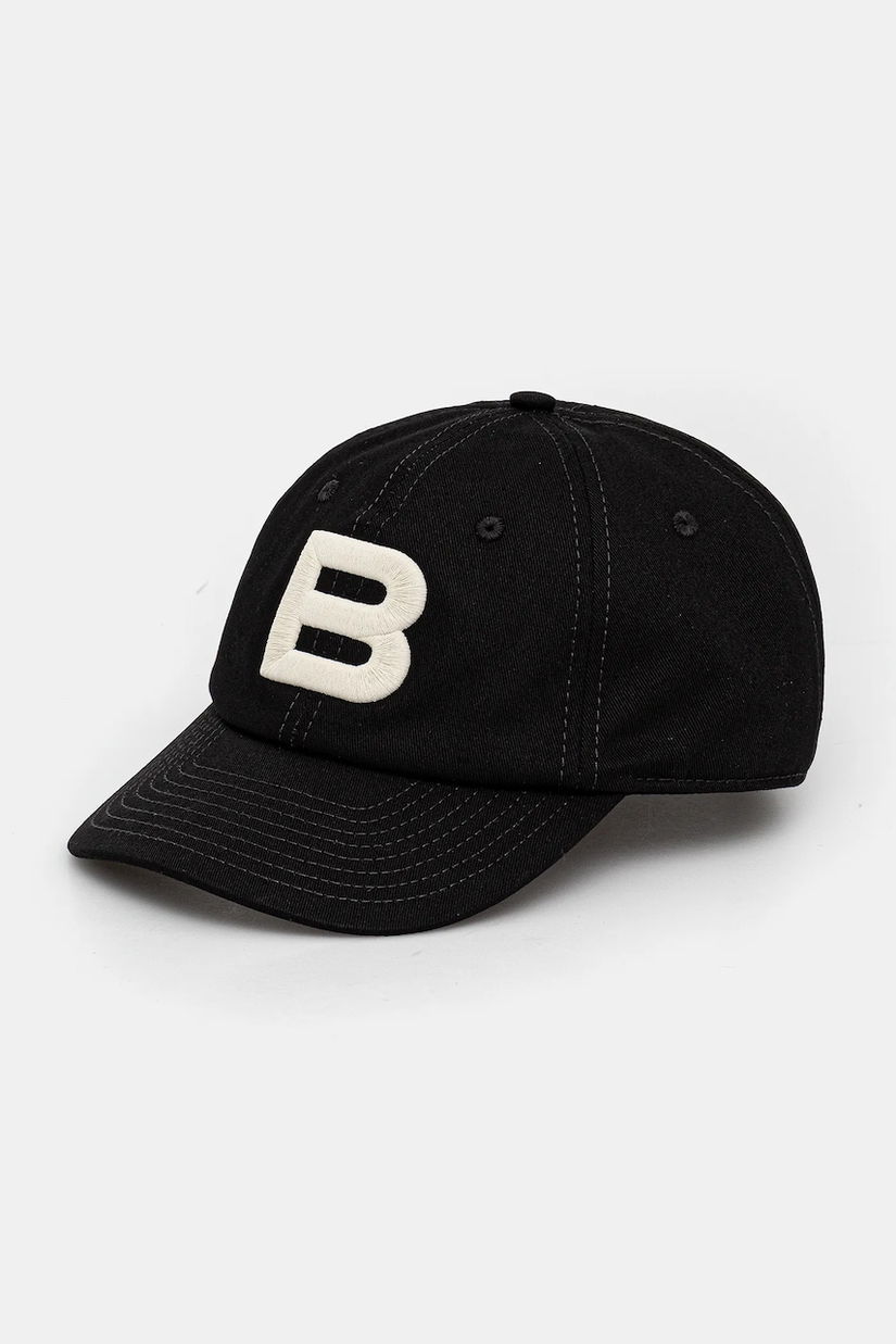 Bally șapcă de baseball din bumbac culoarea negru, cu imprimeu, MHA032