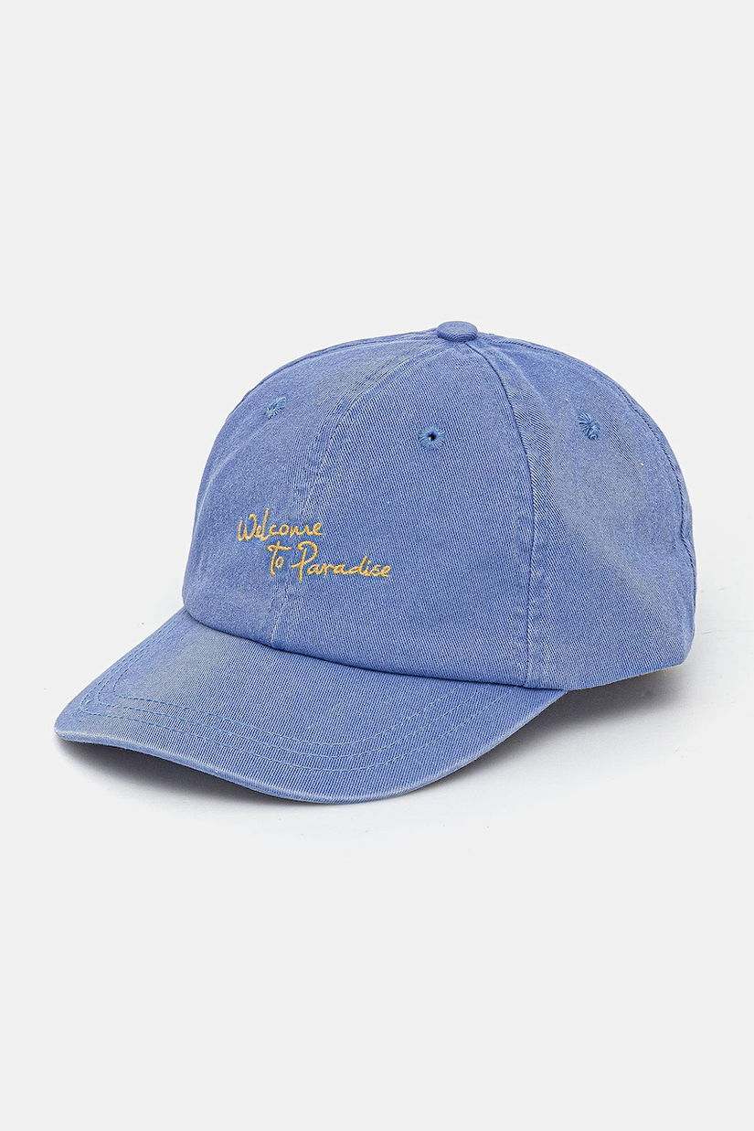 Rip Curl șapcă de baseball din bumbac femei, culoarea violet, cu imprimeu, 04QWHE