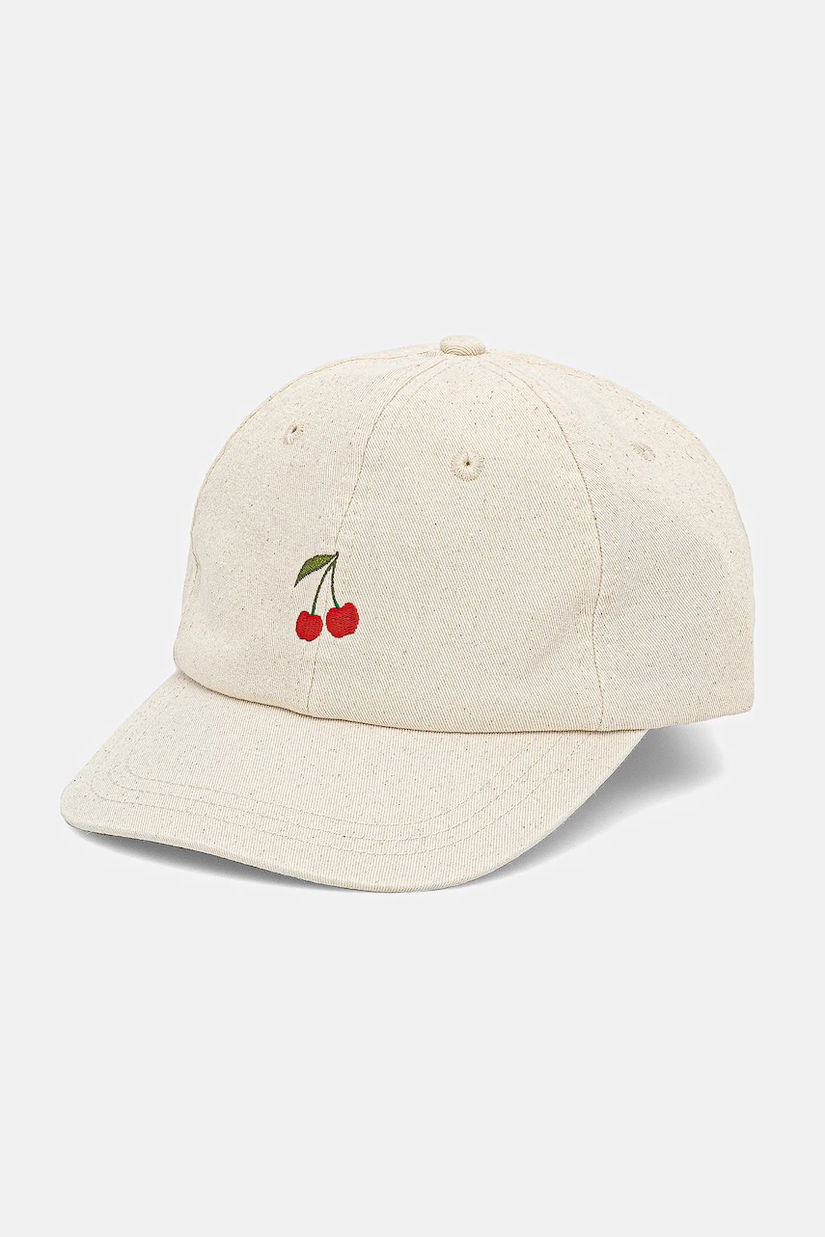 Rip Curl șapcă de baseball din bumbac femei, culoarea bej, cu imprimeu, 04QWHE