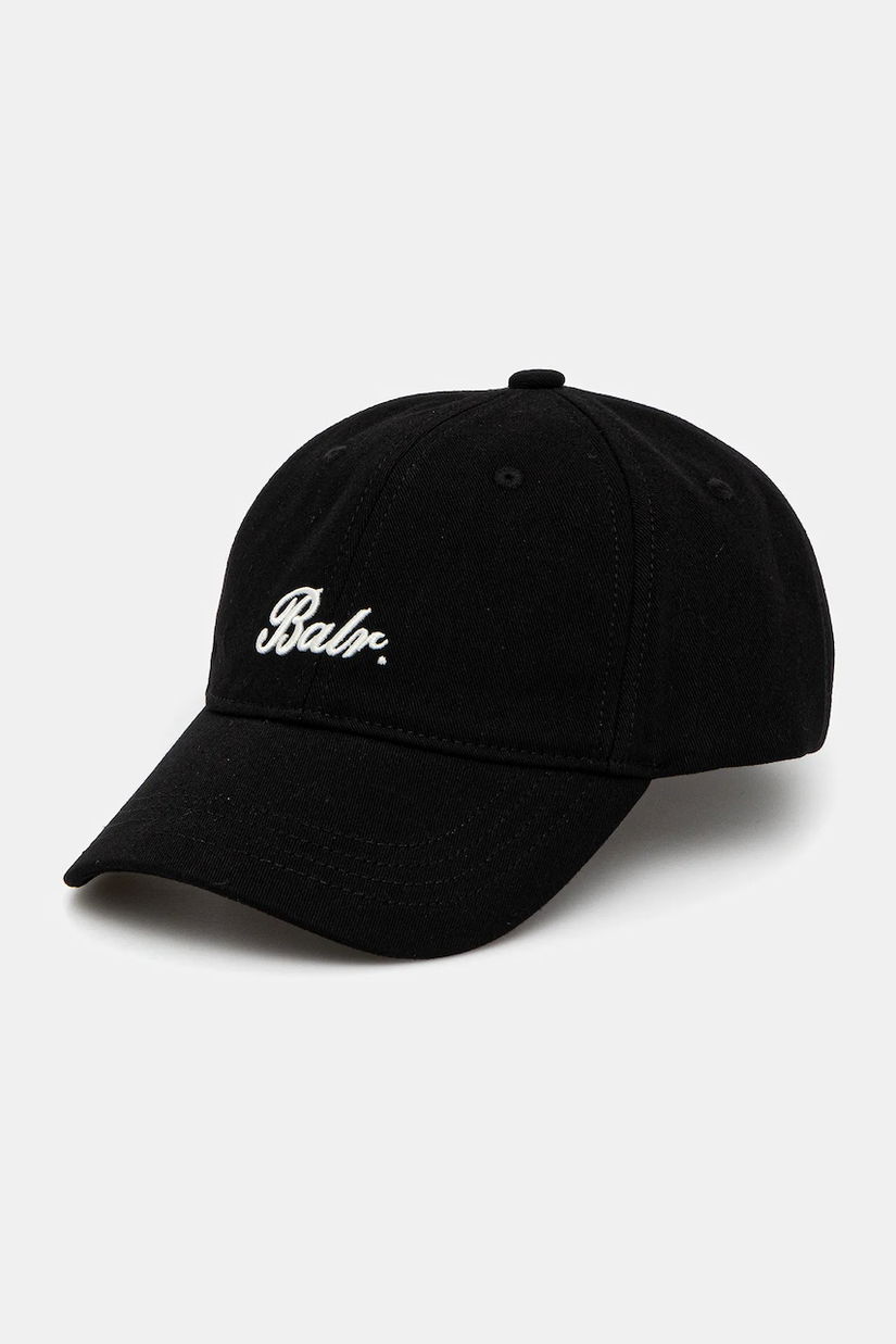 BALR. șapcă de baseball din bumbac culoarea negru, cu imprimeu, B6110.1080