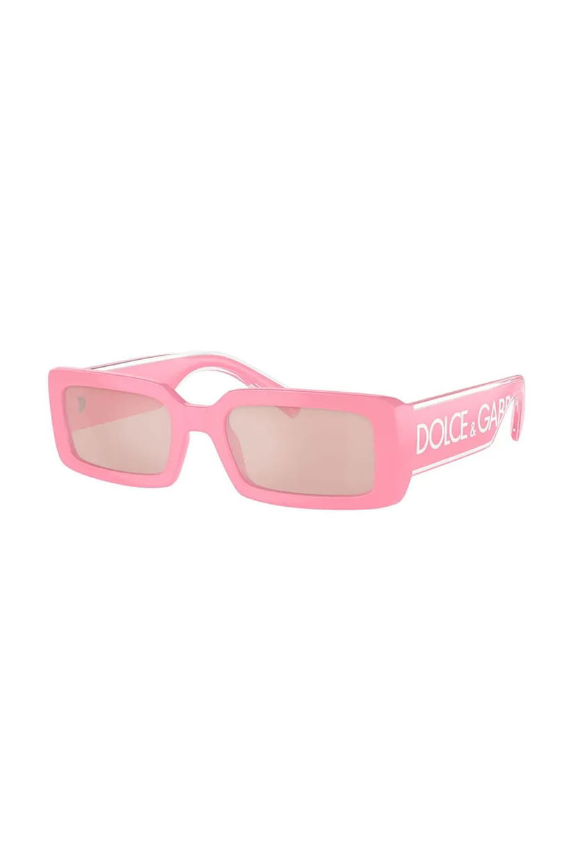 Dolce & Gabbana ochelari de soare femei, culoarea roz, 0DG6187