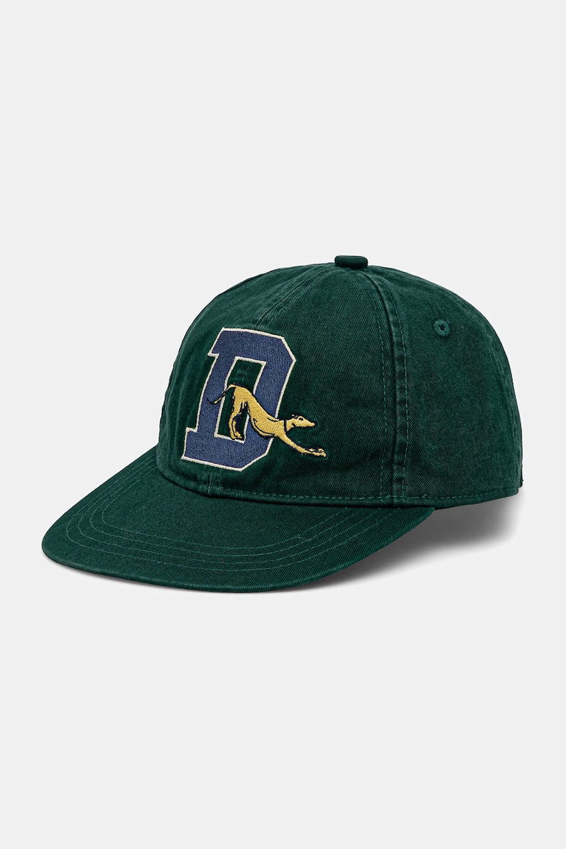 Drôle de Monsieur șapcă La Casquette DrUle Sport bărbați, culoarea verde, uni, G-CP170-CO138-DGN