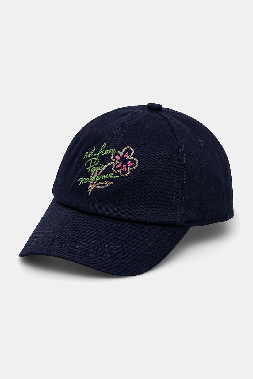 Drôle de Monsieur șapcă La Casquette Slogan Esquisse copii, culoarea albastru marin, G-CP141-CO138-NY