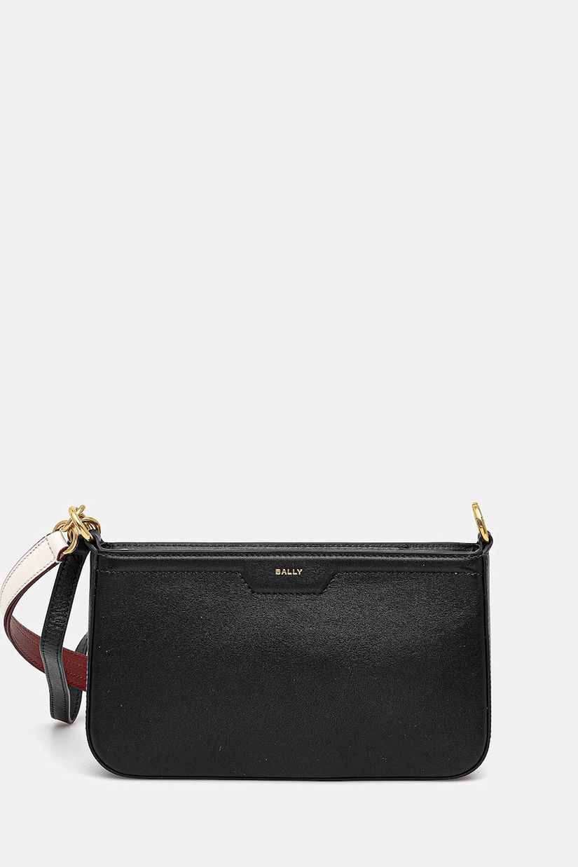 Bally geantă de piele culoarea negru, WAM03V