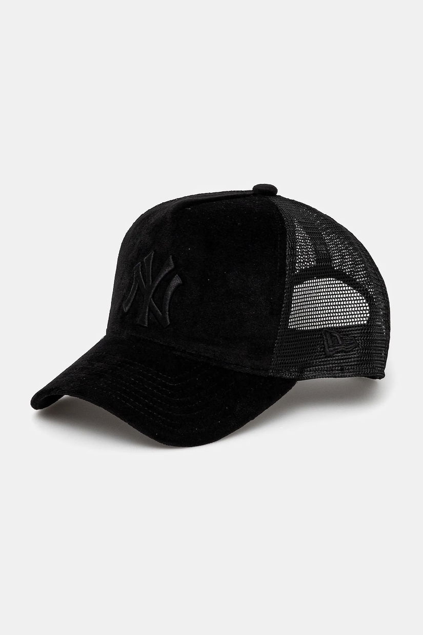 New Era sapca culoarea negru, cu imprimeu, 60595360