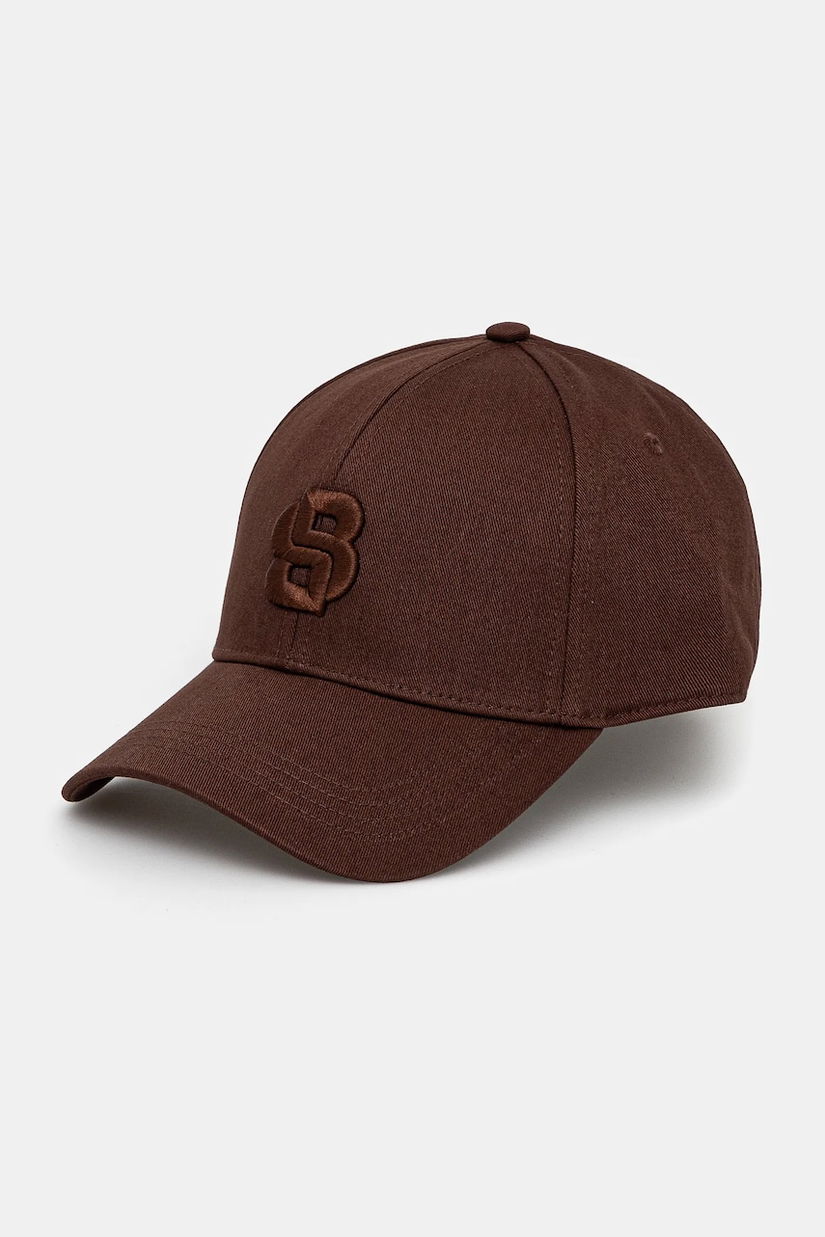 BOSS sapca culoarea negru, cu imprimeu, 50533299