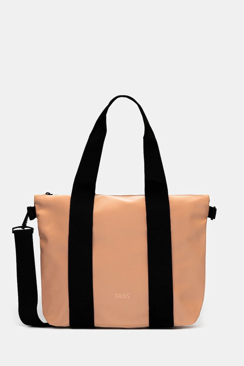 Rains geantă Tote Bag Micro W3 culoarea portocaliu, 14180