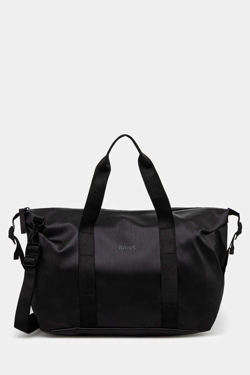 Rains geantă Hilo Weekend Bag Small W3 culoarea negru, 14220