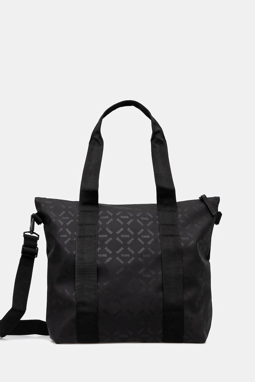 Rains geanta Tote Bag Mini W3 culoarea negru, 14160