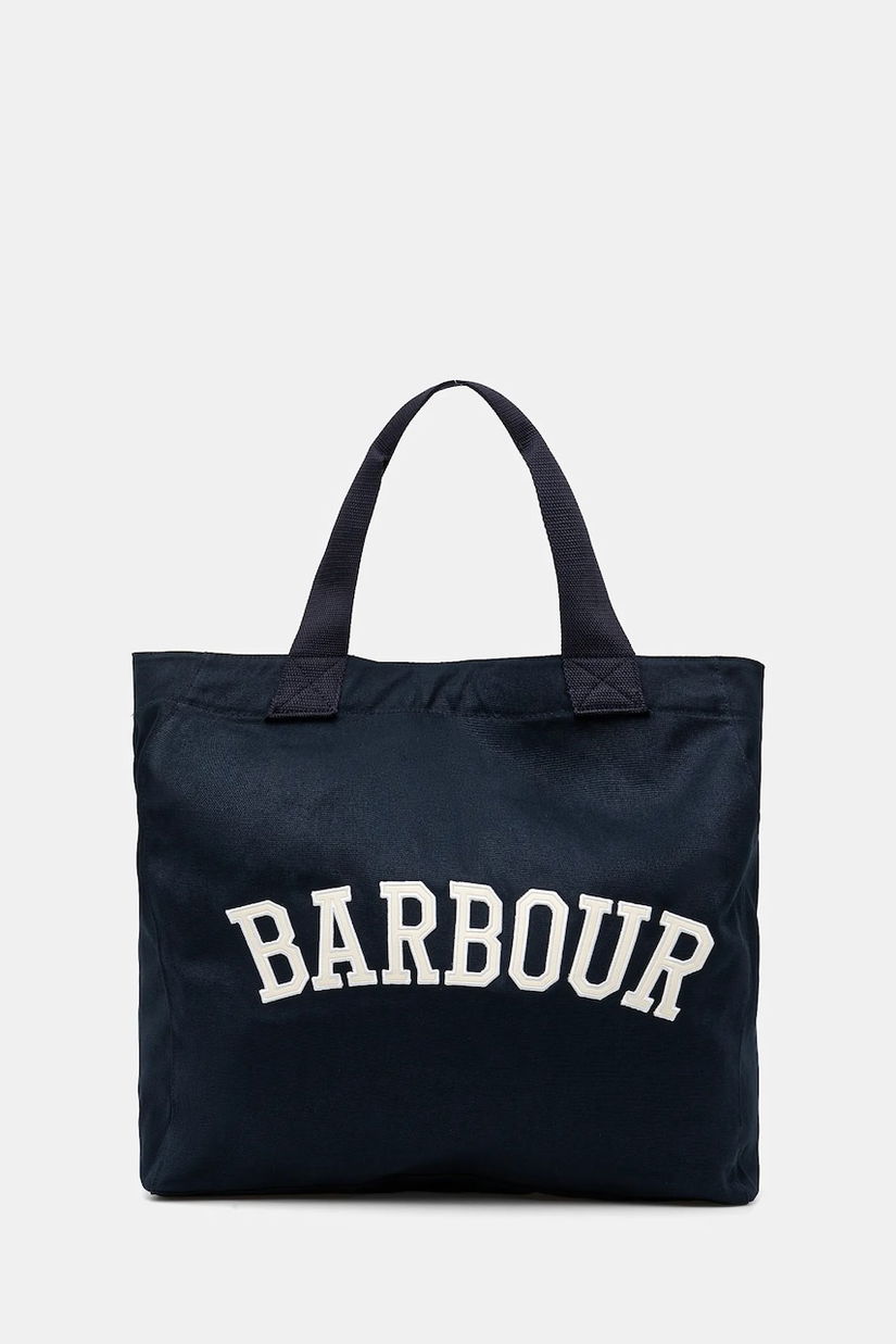 Barbour geanta de bumbac culoarea albastru marin, LBA0414NY91