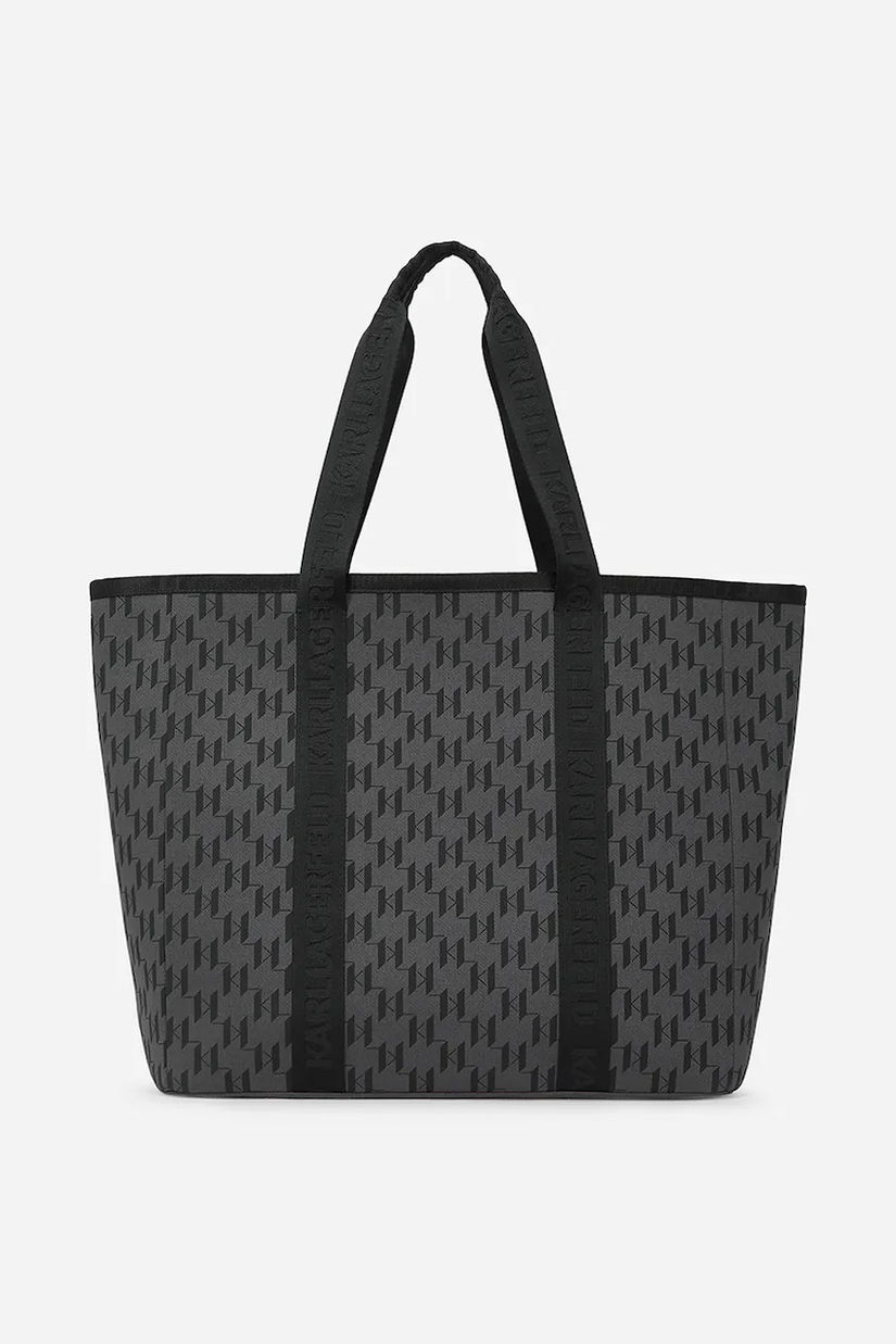 Karl Lagerfeld geanta de bumbac culoarea negru, A2M50016