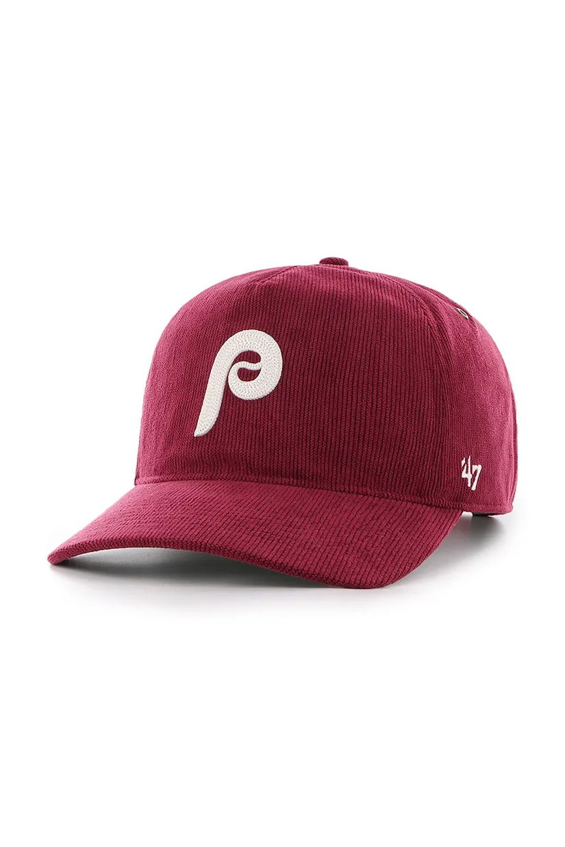 47 brand sapca MLB Philadelphia Phillies culoarea portocaliu, cu imprimeu, B-TCDLC19IWP-CA