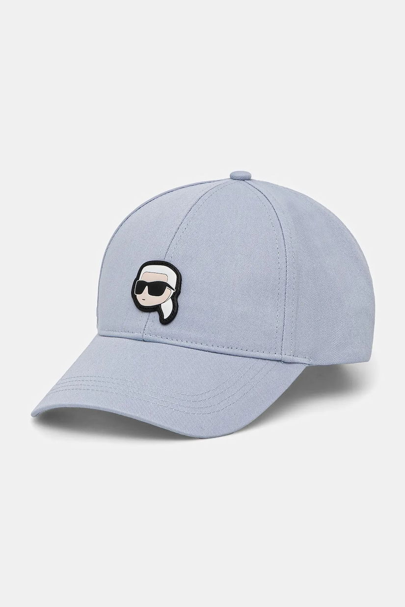 Karl Lagerfeld șapcă de baseball din bumbac cu imprimeu, A2W33059