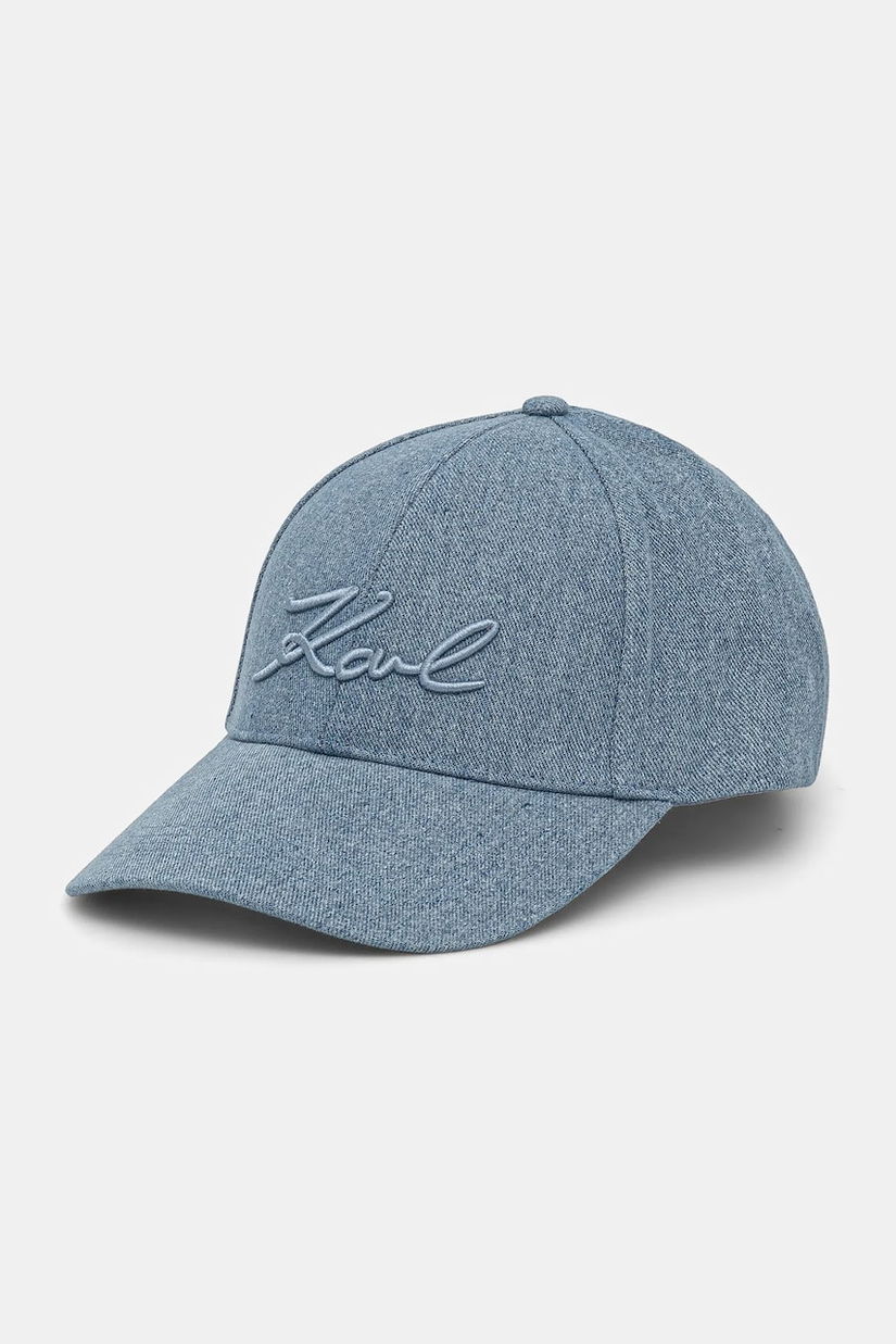 Karl Lagerfeld șapcă de baseball din bumbac cu imprimeu, A2W33058