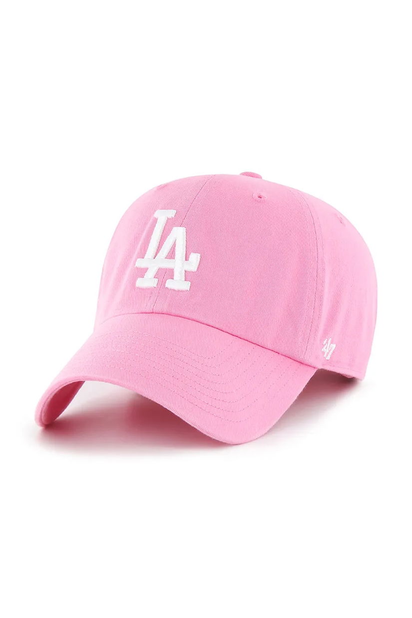 47 brand MLB Los Angeles Dodgers culoarea roz, uni, B-RGW12GWS-RSA