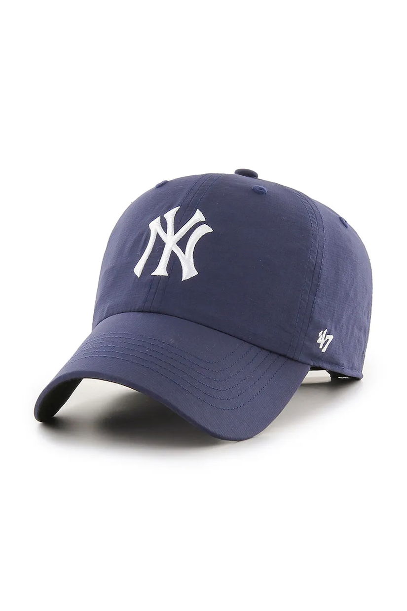 47 brand șapcă MLB New York Yankees culoarea bleumarin, uni, B-BRRRC17BBU-NYA