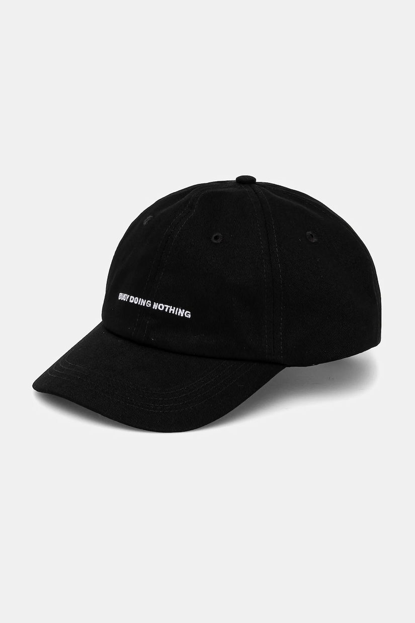 Solid șapcă de baseball din bumbac OLE bărbați, culoarea negru, uni, 21108573 194008