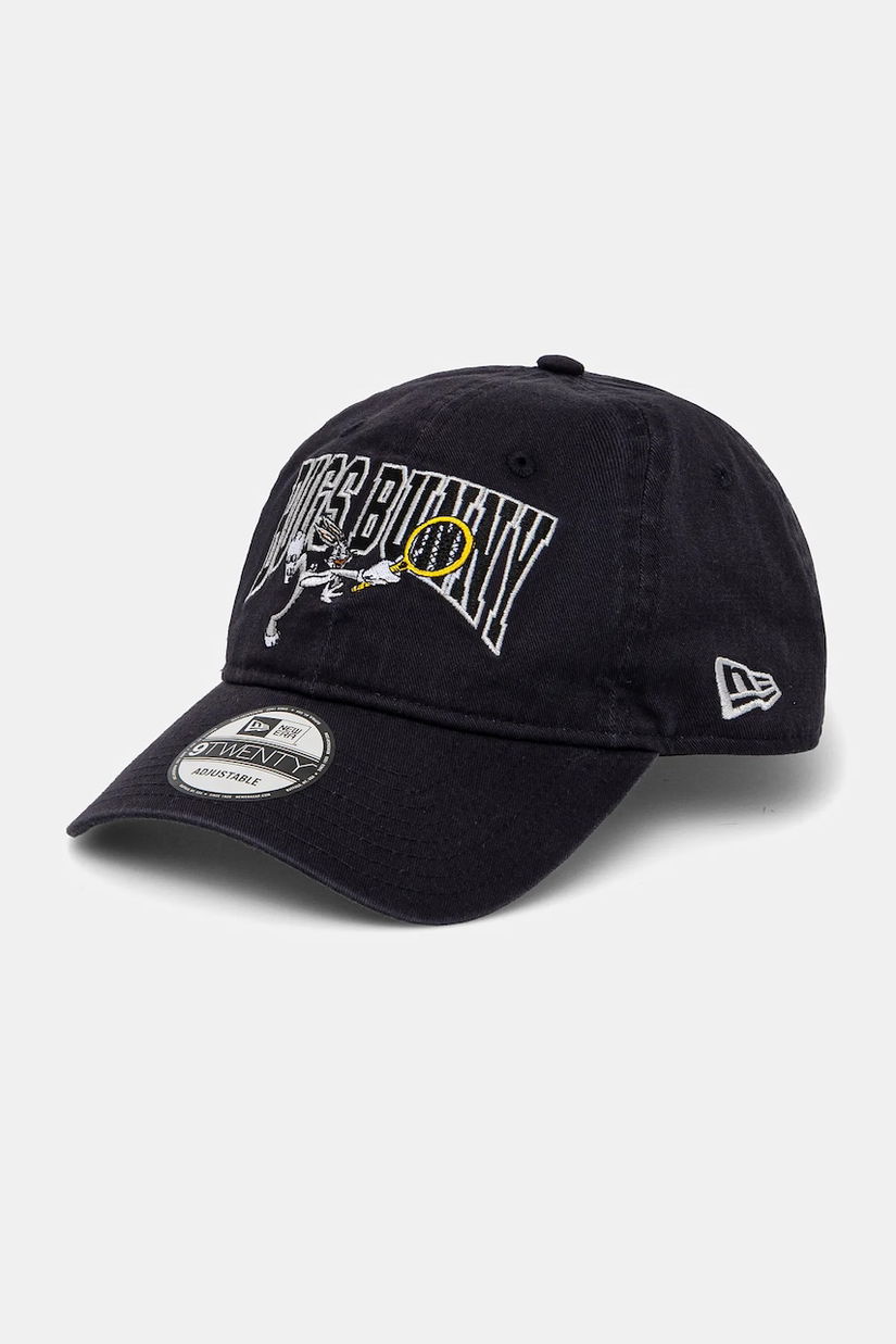 New Era șapcă de baseball din bumbac culoarea bleumarin, cu imprimeu, 60595280