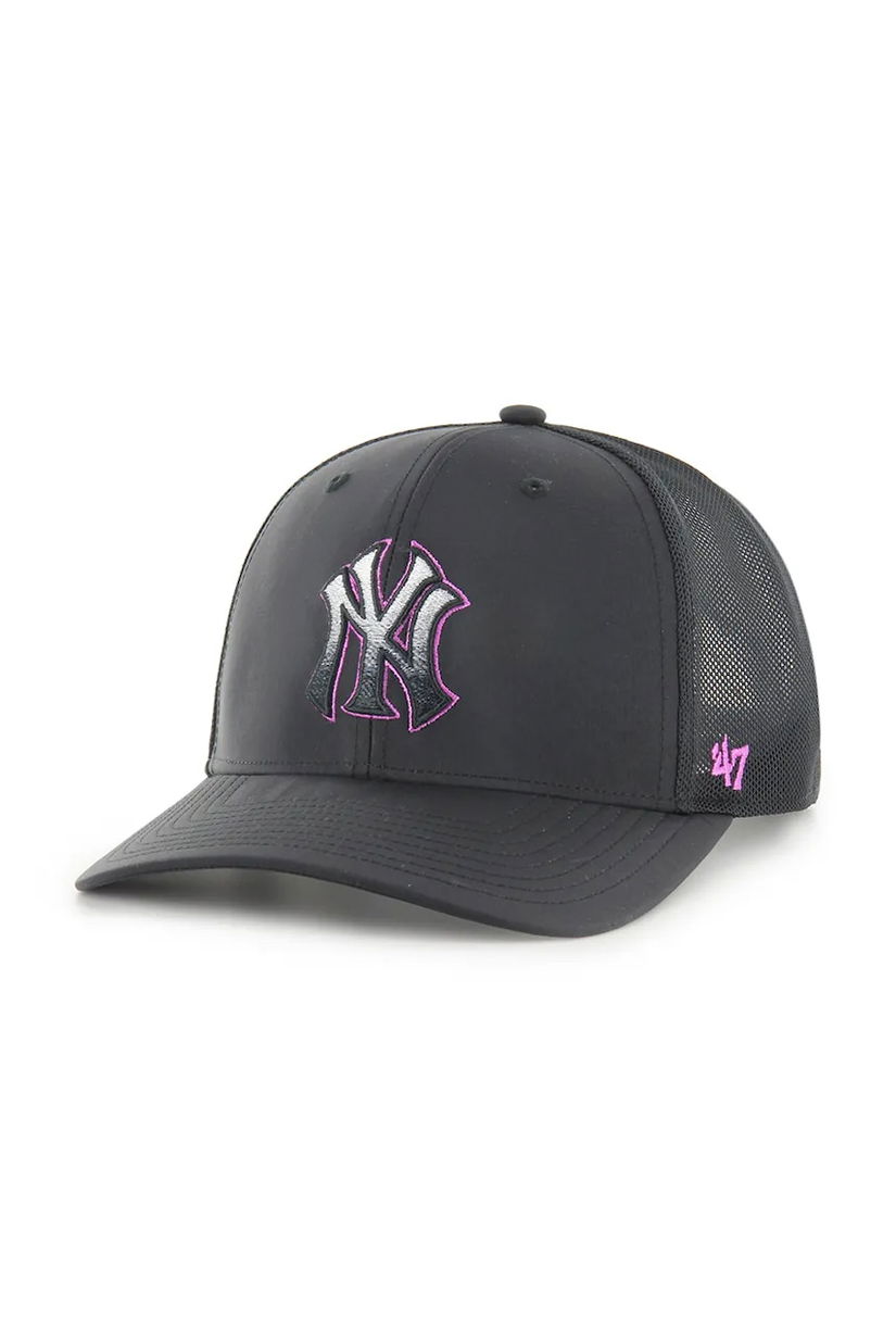 47 brand șapcă MLB New York Yankees culoarea negru, uni, B-VOLCT17BBP-BKA