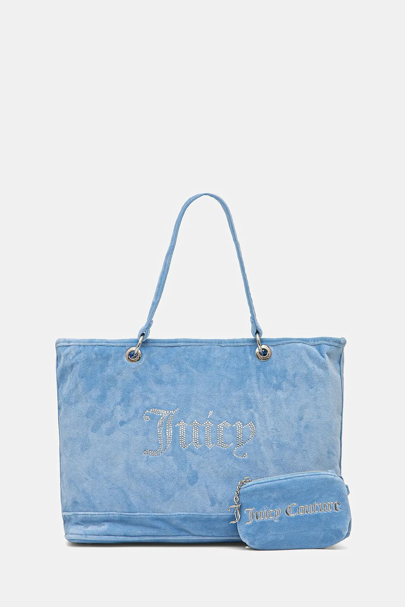 Juicy Couture geantă de mână din catifea Kimberly BEJQL8761WPO