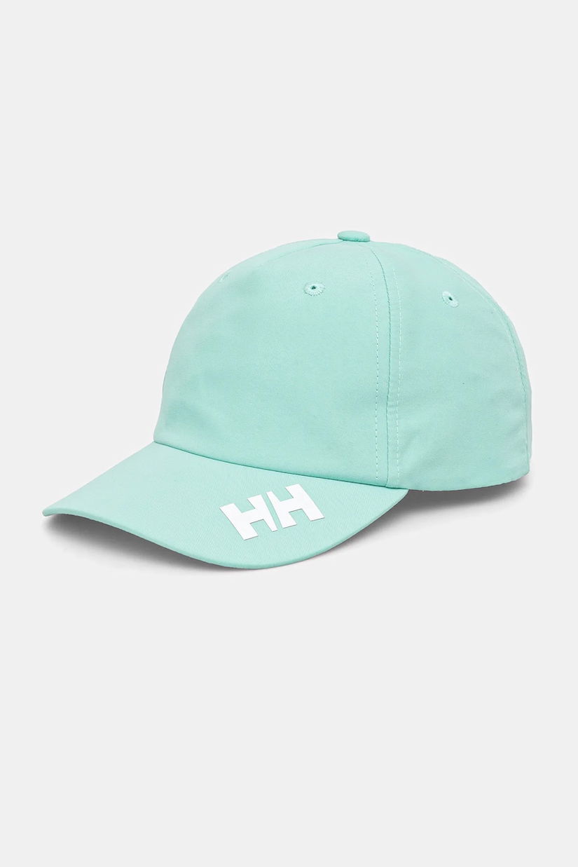 Helly Hansen sapca culoarea turcoaz, cu imprimeu