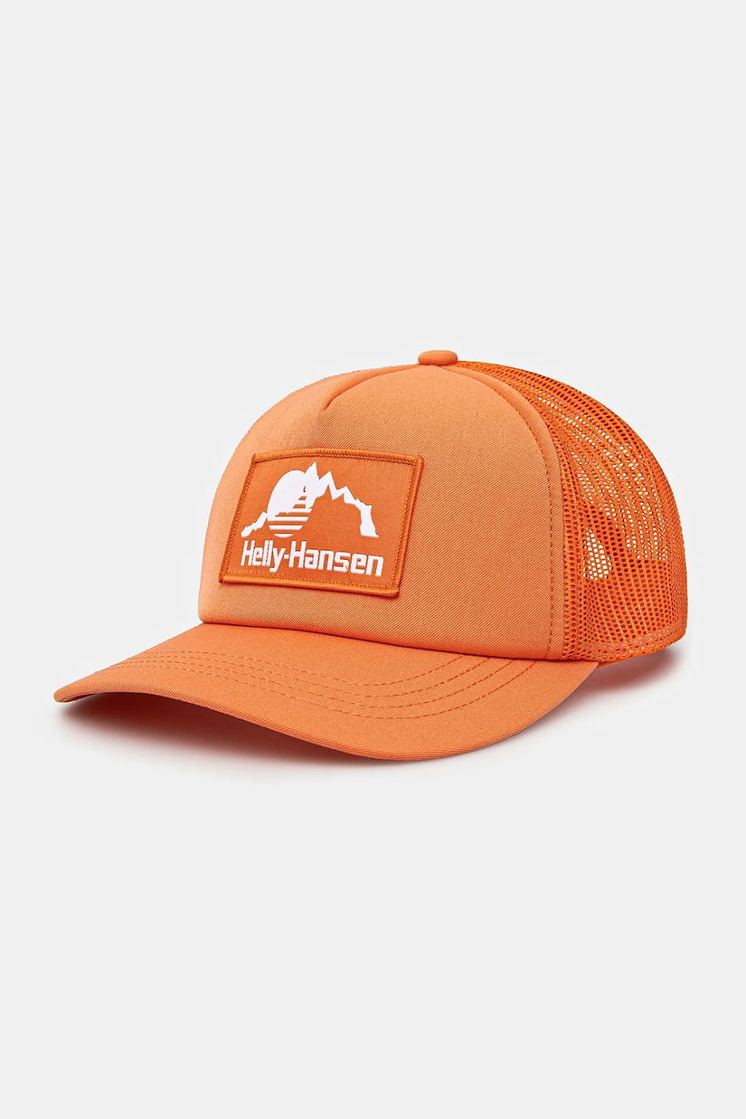 Helly Hansen culoarea portocaliu, cu imprimeu