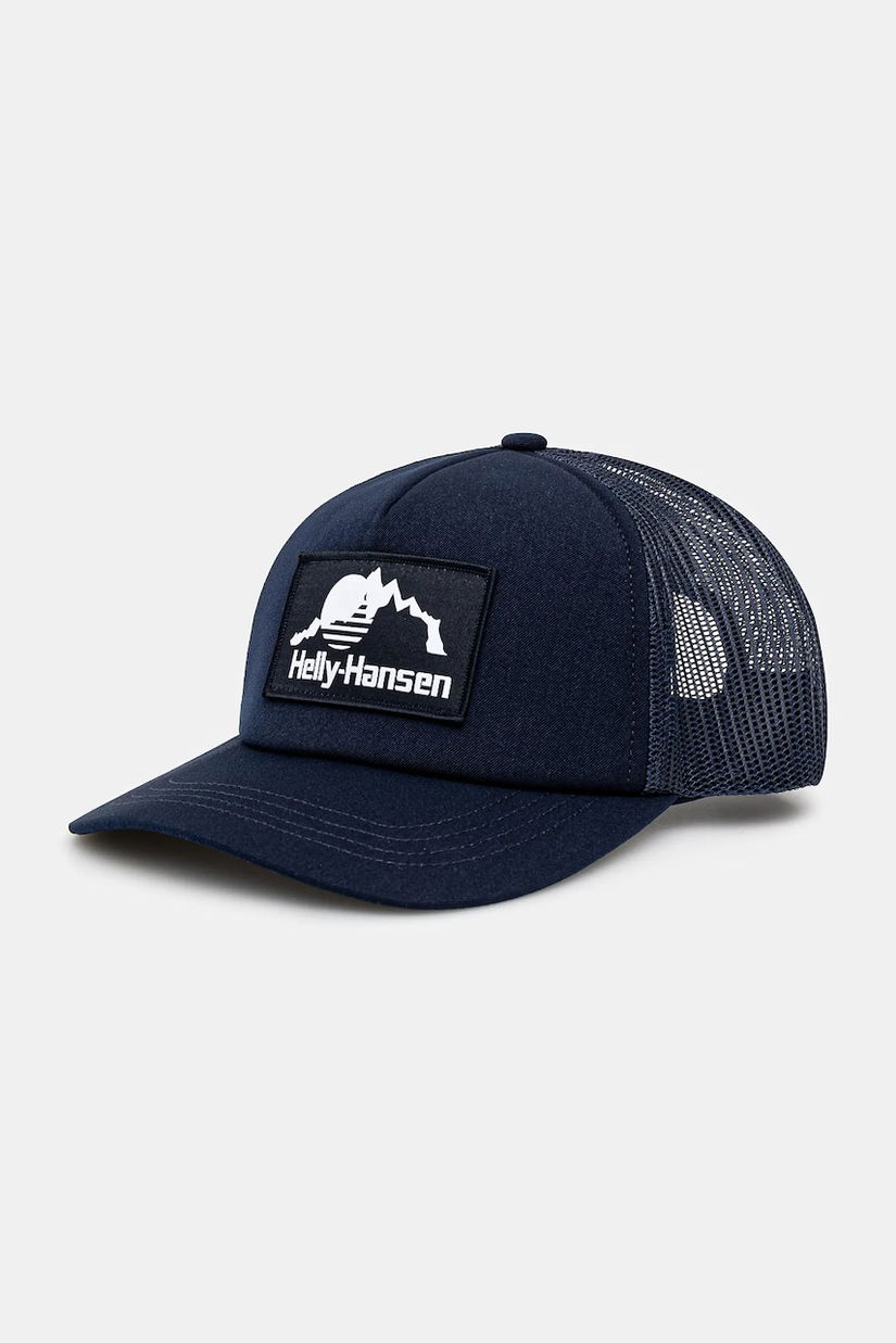 Helly Hansen culoarea albastru marin, cu imprimeu
