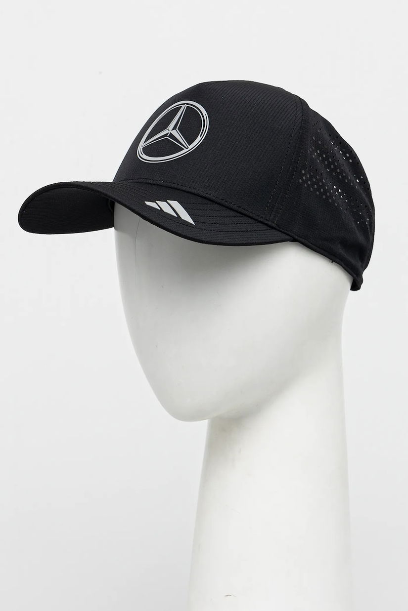 adidas șapcă x Mercedes culoarea negru, cu imprimeu, JX1419