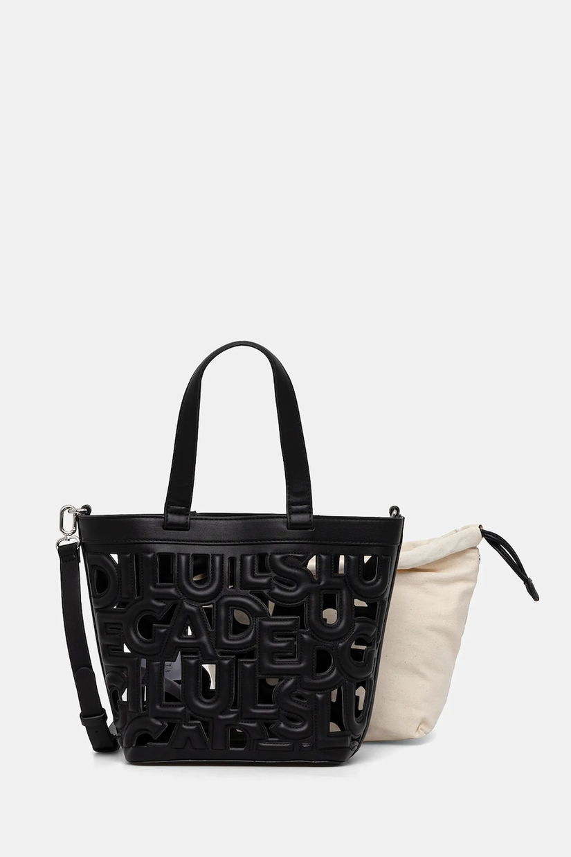 Desigual geantă MAKI VALDIVIA culoarea negru, 25SAXPBN
