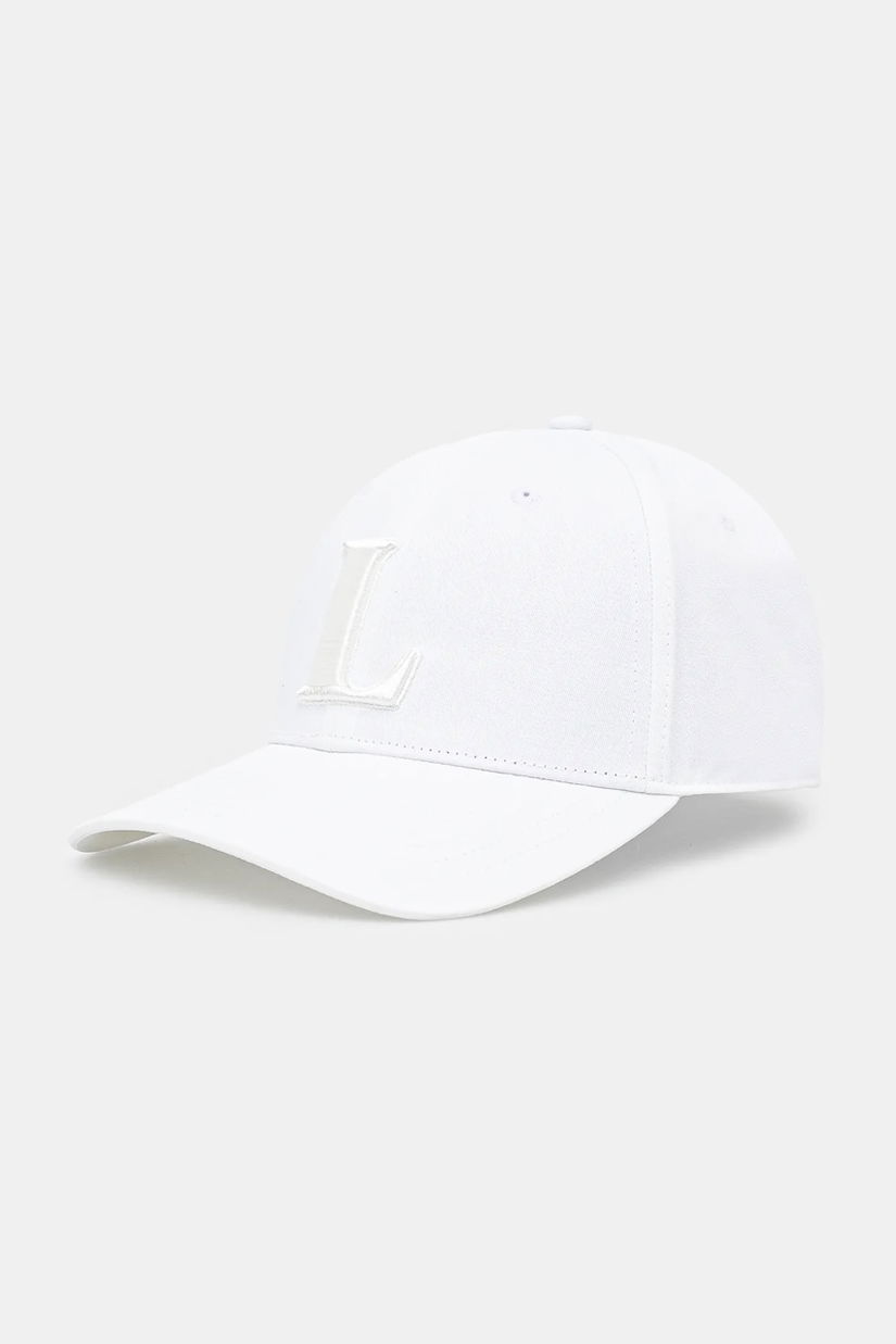Lacoste șapcă culoarea bleumarin, cu imprimeu, RK0342