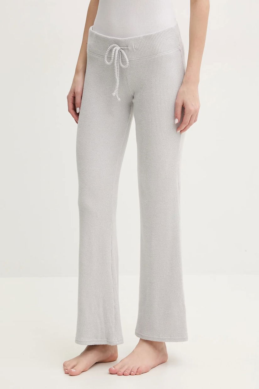 Hollister Co. pantaloni de pijama femei, culoarea gri, KI346-4027