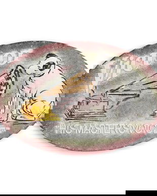 Placheta decorativa cu gramofonul His Master Voice