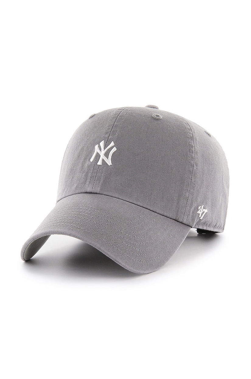 47brand șapcă New York Yankees culoarea gri, cu imprimeu