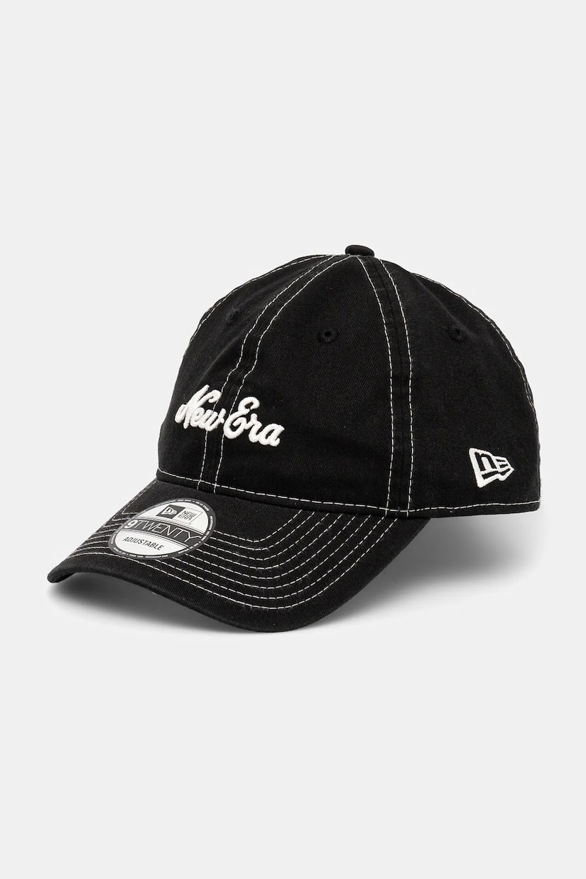 New Era șapcă de baseball din bumbac culoarea negru, cu imprimeu, 60595289