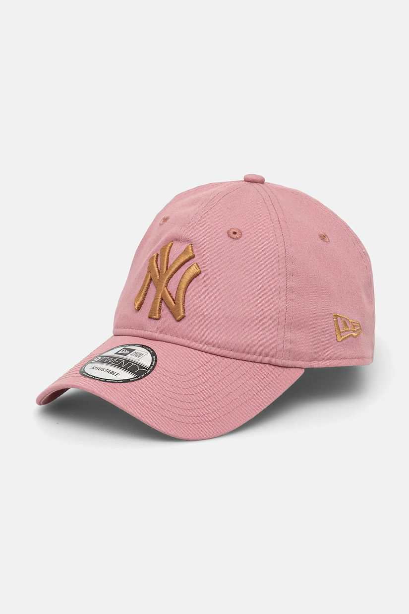 New Era șapcă de baseball din bumbac culoarea roz, cu imprimeu, 60595476