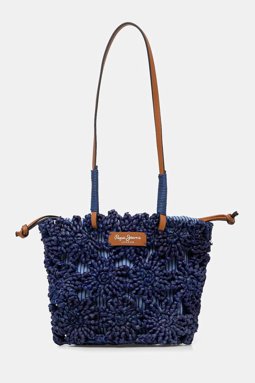 Pepe Jeans geanta de plaja GINA SUNRISE culoarea albastru marin, PL031614