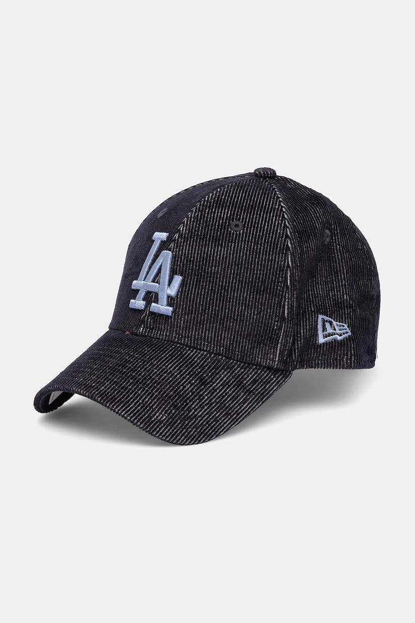New Era șapcă de baseball din catifea culoarea albastru marin, cu imprimeu, 60595423