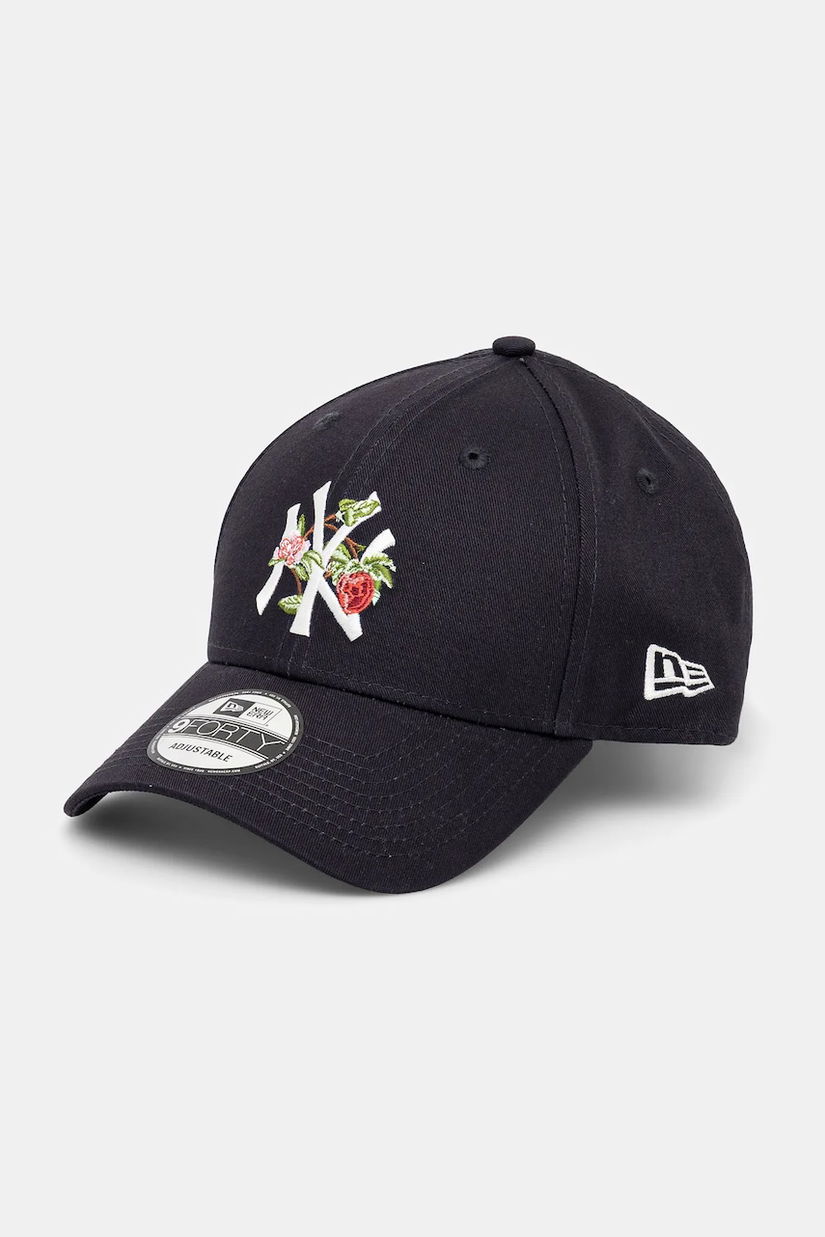 New Era șapcă de baseball din bumbac culoarea albastru marin, cu imprimeu, 60595433